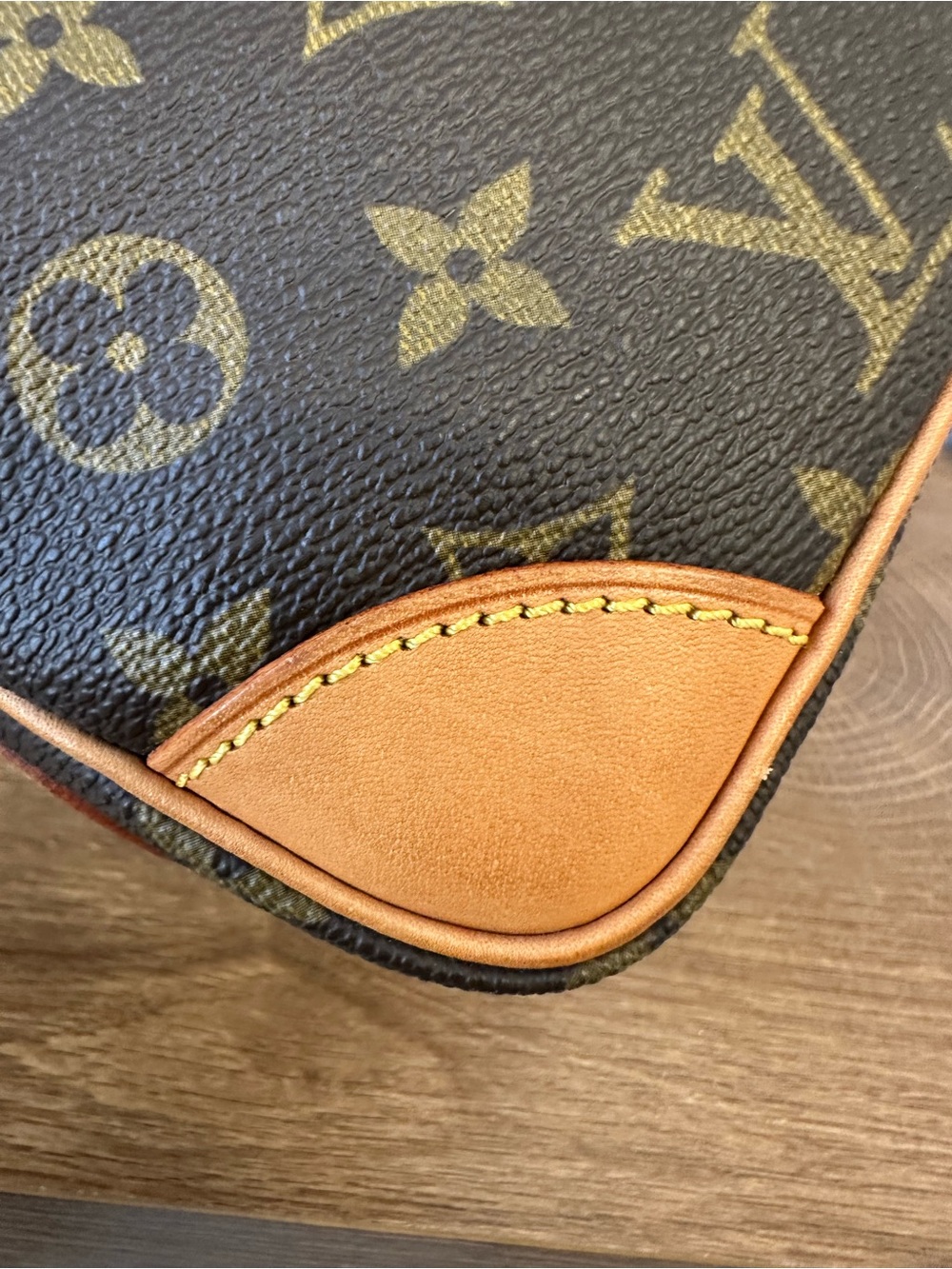 Louis Vuitton Marly Dragonne PM Brown Monogram Canvas Wristlet with Strap - Picture 10 of 16